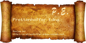 Prettenhoffer Edna névjegykártya